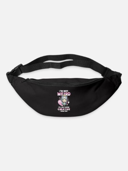 Manga Girl - Gürteltasche - Schwarz