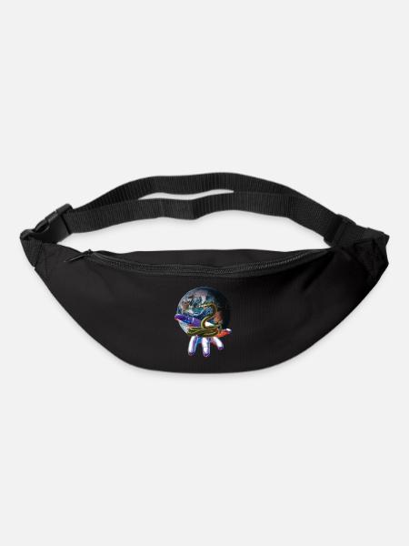 Schlangen - Gürteltasche - Schwarz