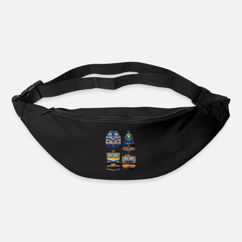 Zug Züge Modeleisenbahn Eisenbahn Geschenk - Gürteltasche - Schwarz