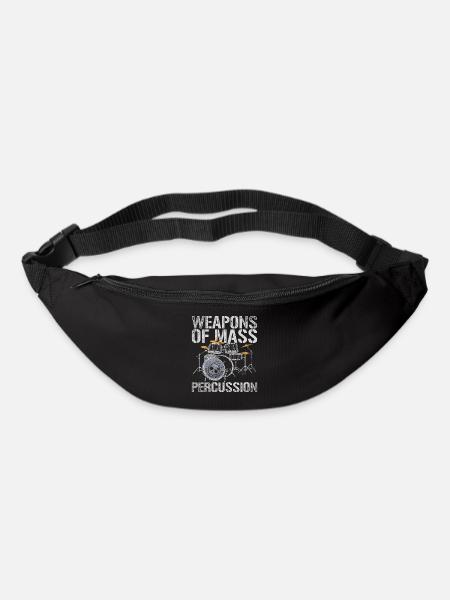 Schlagzeug Schlagzeuger - Gürteltasche - Schwarz