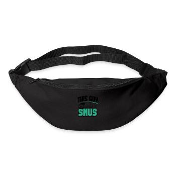 Snus non-fumeurs Nicotine Anti-tabac - Sac banane - noir - Devant