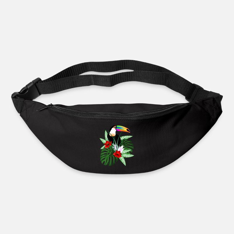 Toucan oiseau - Sac banane - noir
