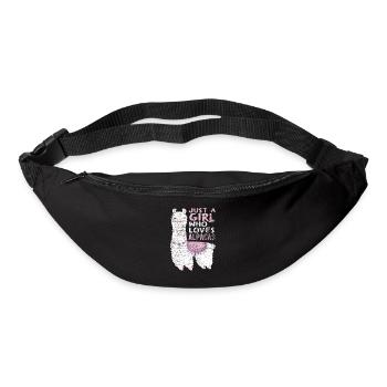Femme Lama Alpaga - Sac banane - noir - Devant