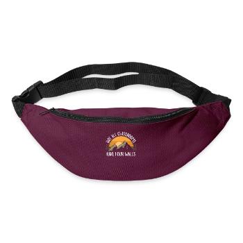 Not All Classroom Have Four Walls Homeschool - Bum bag - burgundy - Front