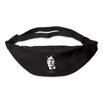 Oscar Wilde Quote - Bum bag - black - Front