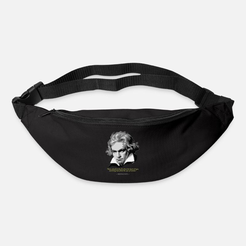 BeethovenZitat - Gürteltasche - Schwarz