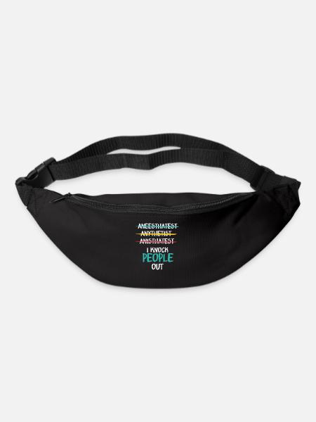 anesthésiste - Sac banane - noir