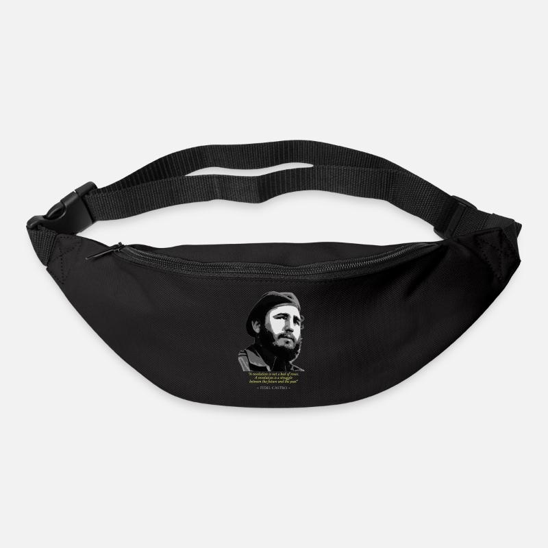 Fidel Castro Citation - Sac banane - noir