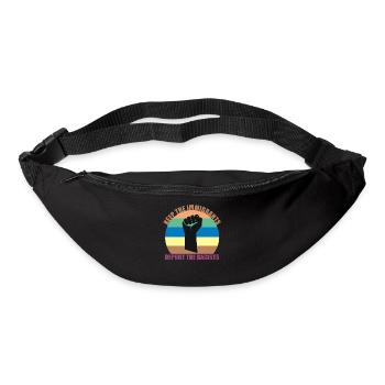 Immigration immigrants - Bum bag - black - Front