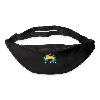 World's Best Frog Catcher Gift Boys Girls Kids - Gürteltasche - Schwarz - Vorne
