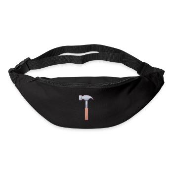 Cartoon Hammer - Bum bag - black - Front