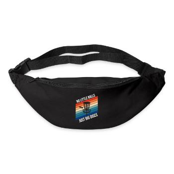 Disc Golf Discgolf gift idea - Bum bag - black - Front