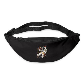 Cool astronaut galaxy ice cream dessert space - Bum bag - black - Front