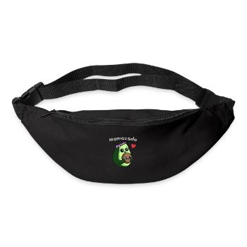 Mamacado Design für werdende Eltern und Mütter mit - Gürteltasche - Schwarz - Vorne
