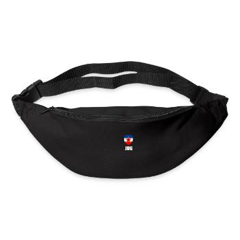 Drapeau Yougoslavie SFRJ Tito Yugo Serbie Croatie - Sac banane - noir - Devant