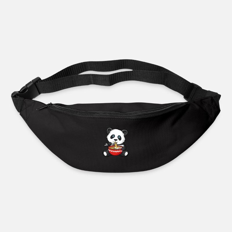 Panda Ramen Schüssel - Sac banane - noir
