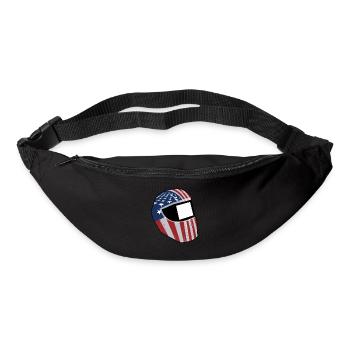 Soudeur USA Casque Soudeur Cadeau Soudeur Ge - Sac banane - noir - Devant