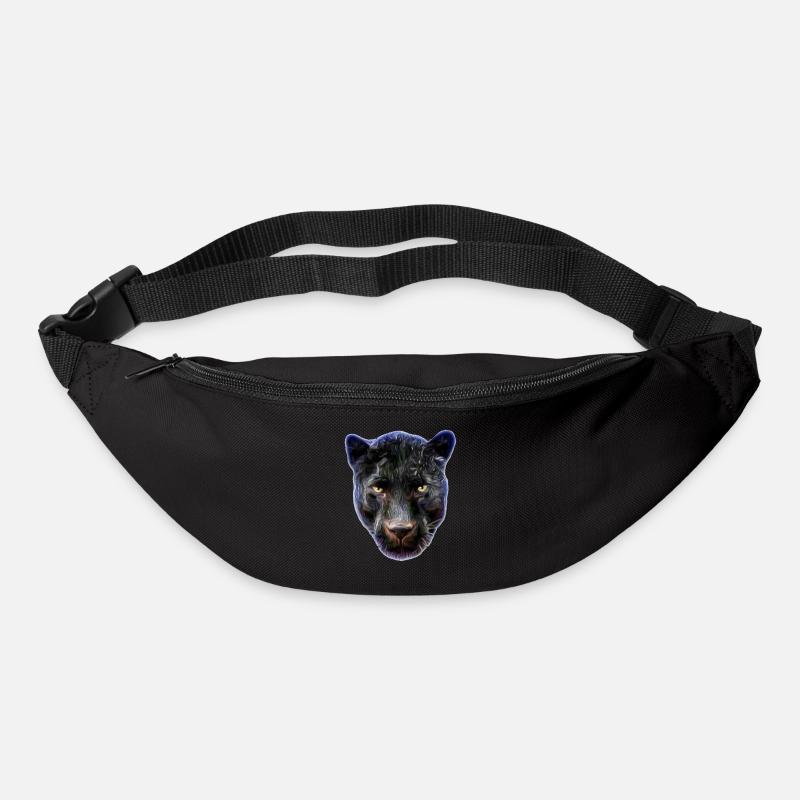 Aurora Panther Portrait Tee - Bum bag - black