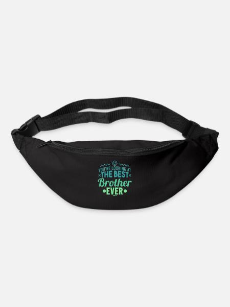 der beste Bruder für immer und ewig - Gürteltasche - Schwarz
