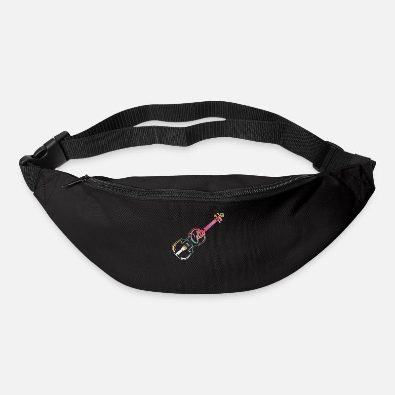 violoncelle - Sac banane - noir