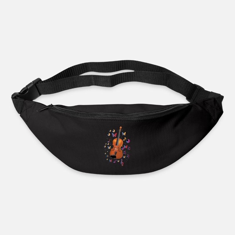 Idée cadeau violon - Sac banane - noir