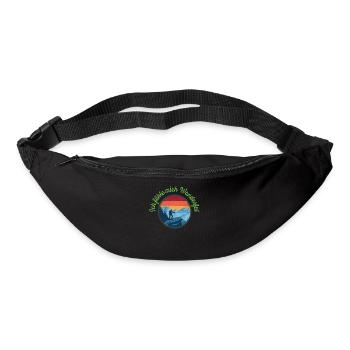 Ich fühle mich Wanderful - Gürteltasche - Schwarz - Vorne