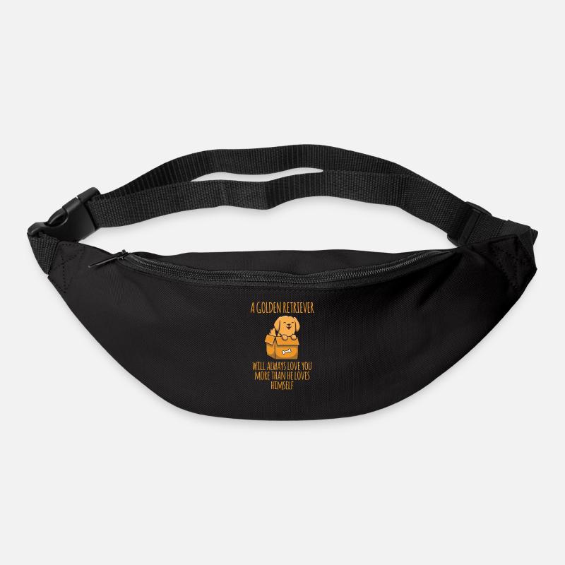 Golden Retriever - Gürteltasche - Schwarz