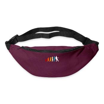 E-guitare Evolution - Sac banane - bordeaux  - Devant