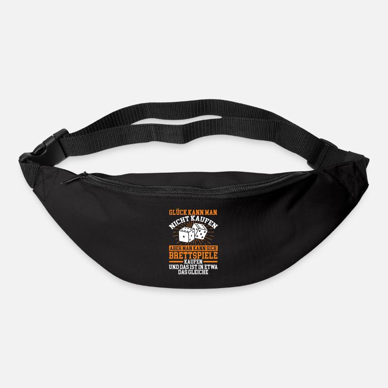 Brettspiele Brettspieler Geschenk - Gürteltasche - Schwarz