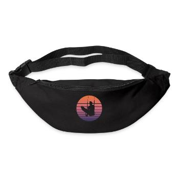 Ringeturnen Ringsport Retro Vintage Geschenk - Gürteltasche - Schwarz - Vorne