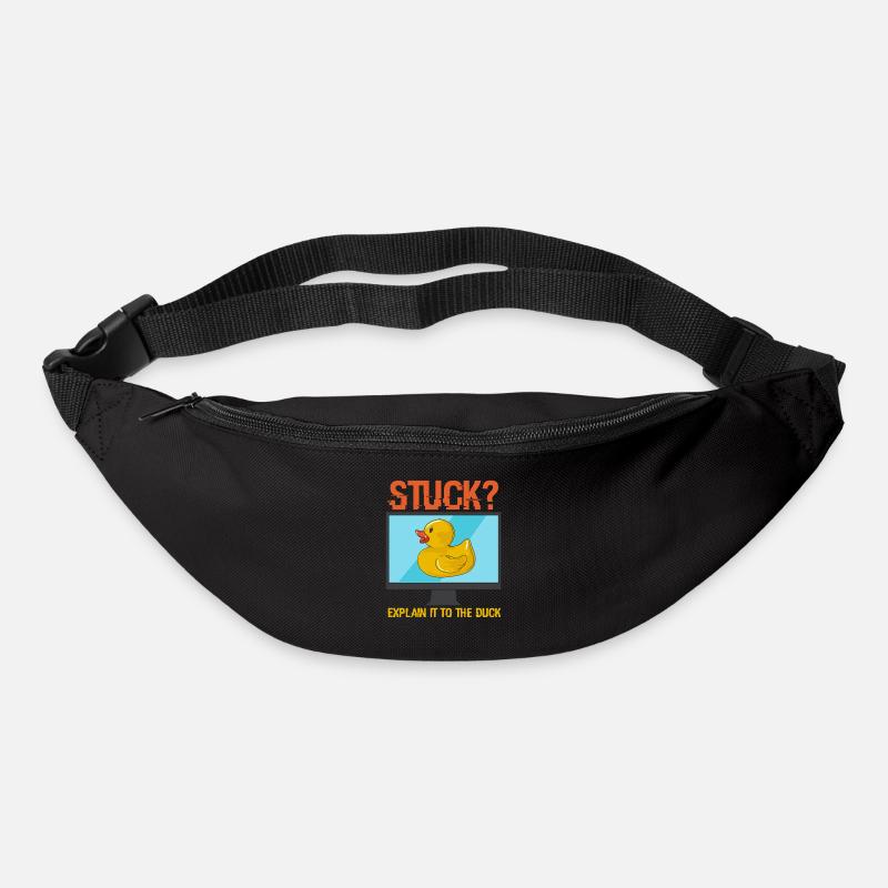 PROGRAMMING: Explain It To The Duck - Bum bag - black