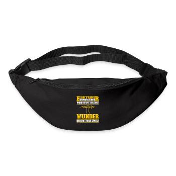 L’électricien Sort électricien - Sac banane - noir - Devant