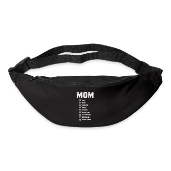 Mama lustige Jobs - Muttertagsgeschenk Cool - Gürteltasche - Schwarz - Vorne