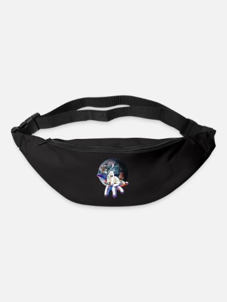 Wolf - Gürteltasche - Schwarz