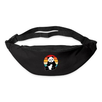 Panda - Sac banane - noir - Devant