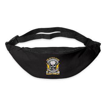 Elektriker Elektroniker Strom Elektrik Geschenk - Gürteltasche - Schwarz - Vorne