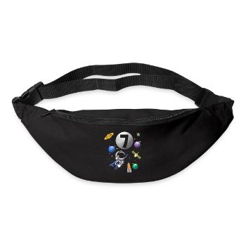 7th Birthday 7 Years Astronaut Space Space - Bum bag - black - Front