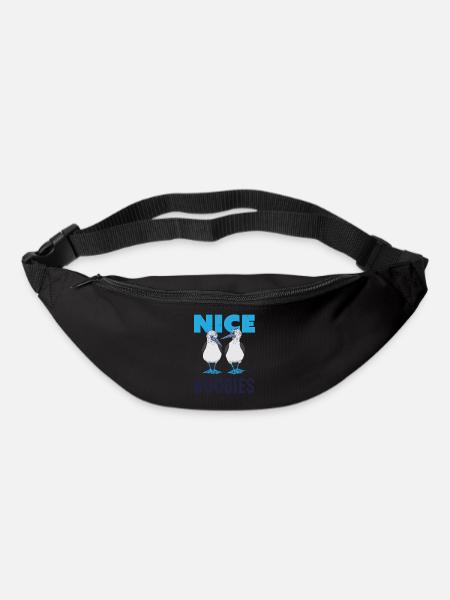 Schöne Boobies blau Fuß Booby Vogel Geschenk lustig - Gürteltasche - Schwarz