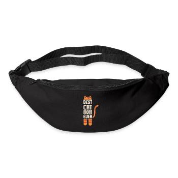 Vintage Best Cat Mom Ever Cat Lover - Bum bag - black - Front