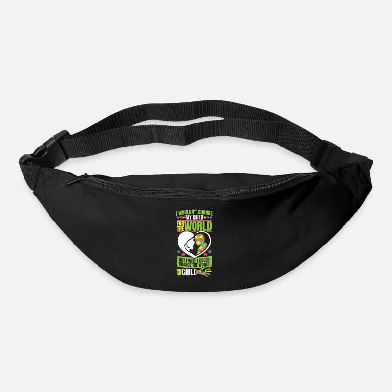 Autismus Bewusstsein - Gürteltasche - Schwarz