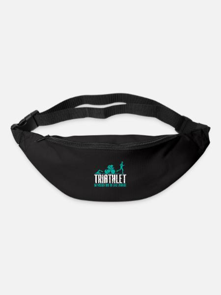Cadeau de Triathlète - Sac banane - noir