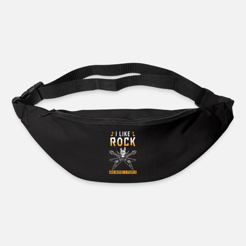 Rock sort drôle rockers - Sac banane - noir