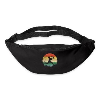 Football américain - Sac banane - noir - Devant