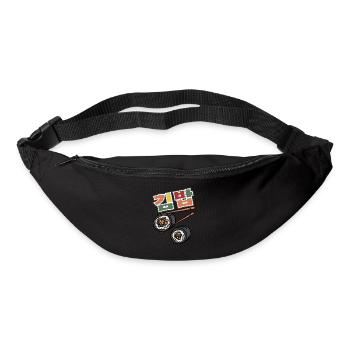 Gimbap koreanisches Reisgericht Hangul Schrift - Gürteltasche - Schwarz - Vorne