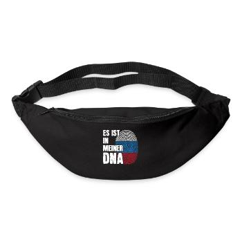 Russland DNA Russe Russin Geschenk Russisch - Gürteltasche - Schwarz - Vorne