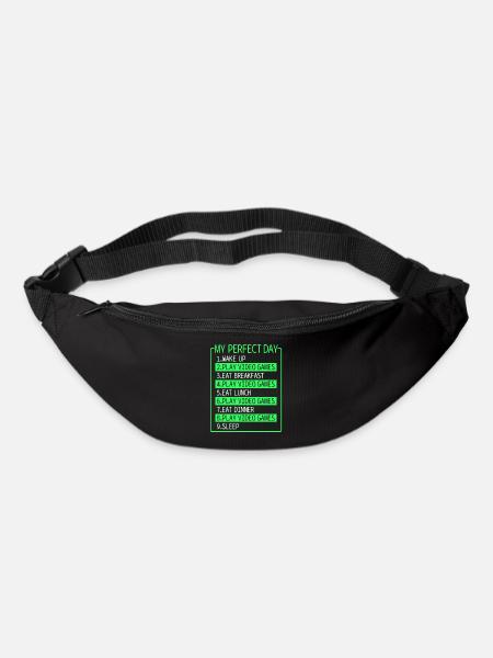 Jeux vidéo - Sac banane - noir