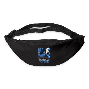 Schwimmsport Schwimmen Schwimmer Schwimmverein - Gürteltasche - Schwarz - Vorne