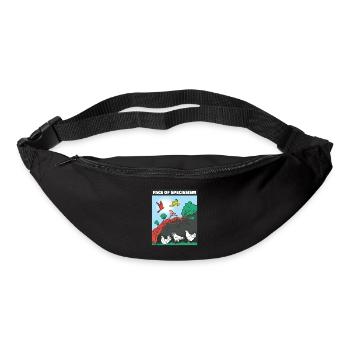 Face Of speciesism - Bum bag - black - Front