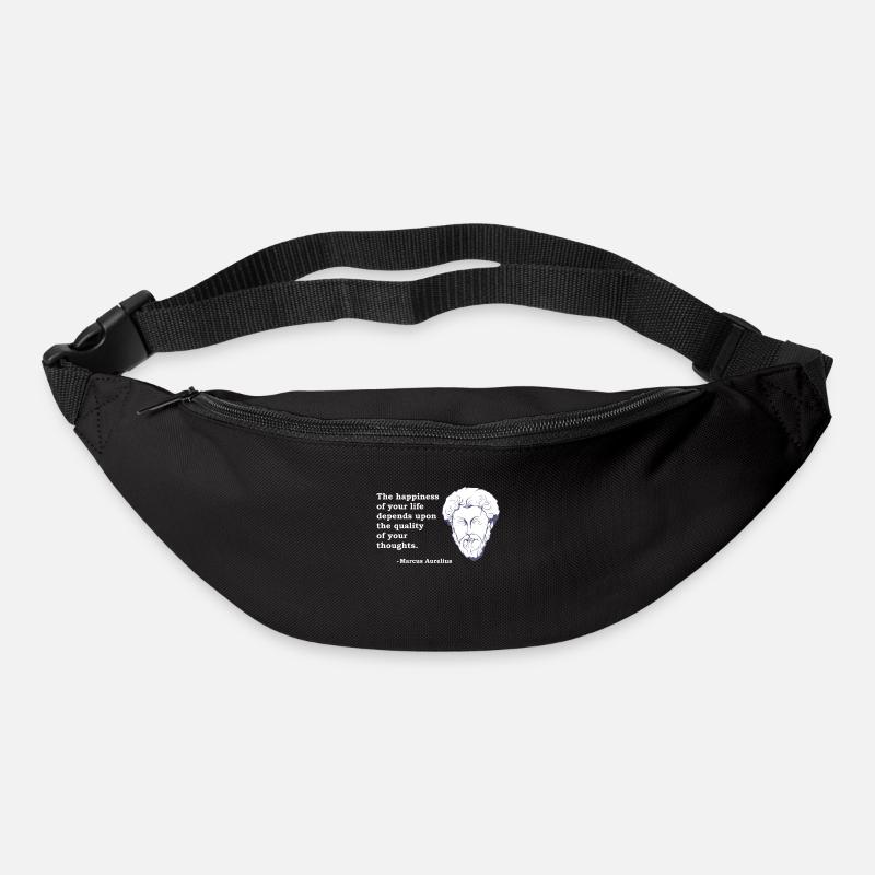 Marcus Aurelius citation philosophie philosophe Stoic - Sac banane - noir