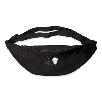 Marcus Aurelius Quote Philosophy Philosopher Stoic - Bum bag - black - Front